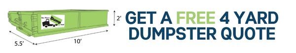 4 Yard Dumpster Rental, Get Your Free Quote